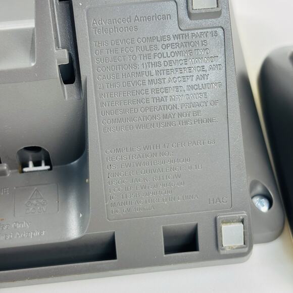 AT&T EL52253 DECT (2) Handset Cordless Answering System with Caller ID/Call - Picture 8 of 11